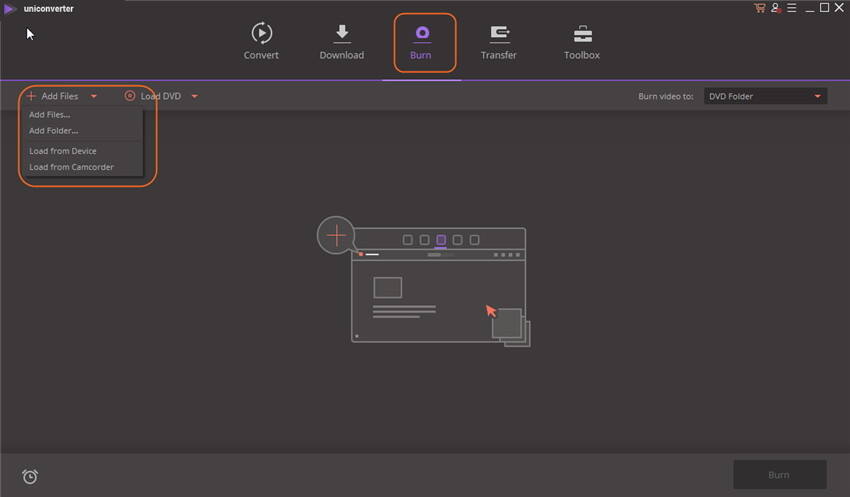 Converta MP4 para ISO - Importar MP4 Video