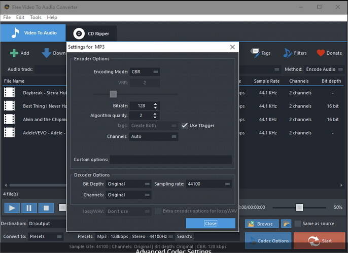 Conversor gratuito de vídeo para áudio para Windows / Mac