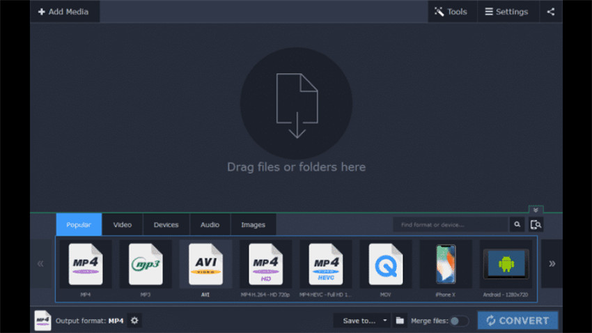 Movavi free video converter